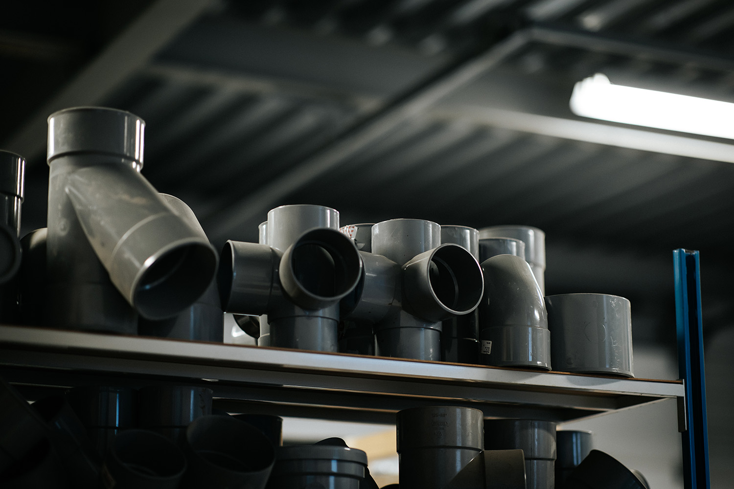 Photo de tuyaux en plastique